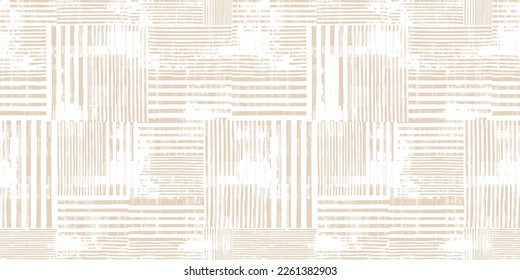 Natural linen texture as background seamless pattern design in vector