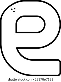 Natural Logarithm Illustration vector Icon Design