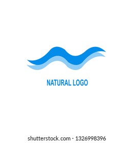 natural logo blue