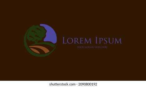 Natural Logo Concept of Tree Vector. Abstract Plant Logo Template