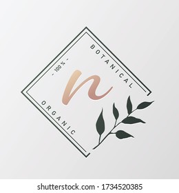 Natural logo design for branding, corporate identity, packaging and business card.