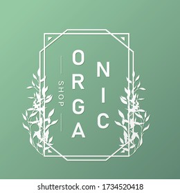 Natural logo design for branding, corporate identity, packaging and business card.