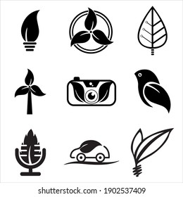 Natürliches Logo-Design-Symbol-Vorlage für Unternehmen und Unternehmen, vollständig editierbar und Original-Vektorgrafik