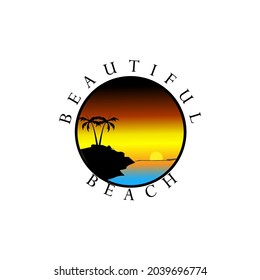NATURAL LOGO HOLIDAY VECTOR IMAGE