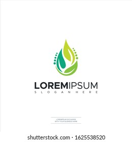 Natural Logo Icon Eco Green illustration vector design Vector Illustration