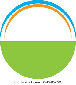 Logotipo natural; logotipo de verano; logotipo sencillo.