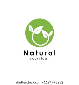 natural logo template