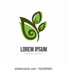 Natural logo template