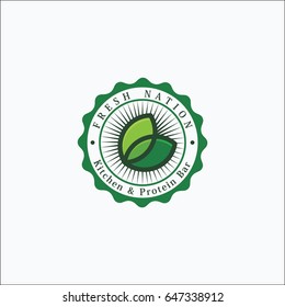 Natural logo template vector illustration