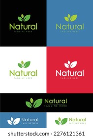 Natural Logo vector art eps 