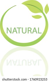 NATURAL Logo vector design concept
