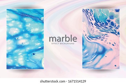 Lujo Natural. Efecto de decoloración. Antiguo dibujo oriental. Textura de mármol. Bonito patrón. Arte oriental. Antecedentes de mármol. Pinturas acrílicas blancas y azules mezcladas polvo blanco.