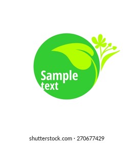 Natural Made Bio Logo Concept