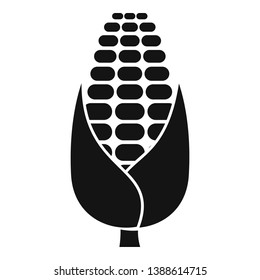 Natural maize icon. Simple illustration of natural maize vector icon for web design isolated on white background