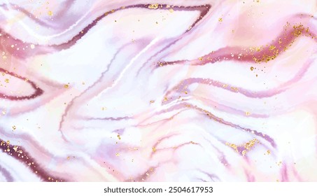 Natural marble stone background design with gold glitter texture.