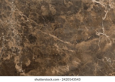 Natural marble texture in brown colour. High resolution photo.