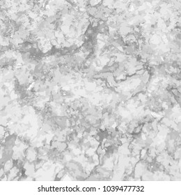 Natural marble texture in gray colors. Vector illustration.