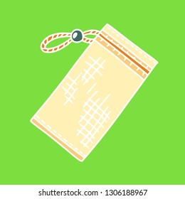 Natural material bags and pouches. Ecological and zero-waste products and items. Sustainable shopping and storage.