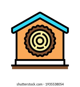natural material for building color icon vector. natural material for building sign. isolated symbol illustration