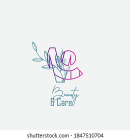 natural medicinal plant logo, herbal logo