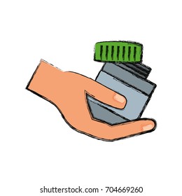 Natural medicine bottle