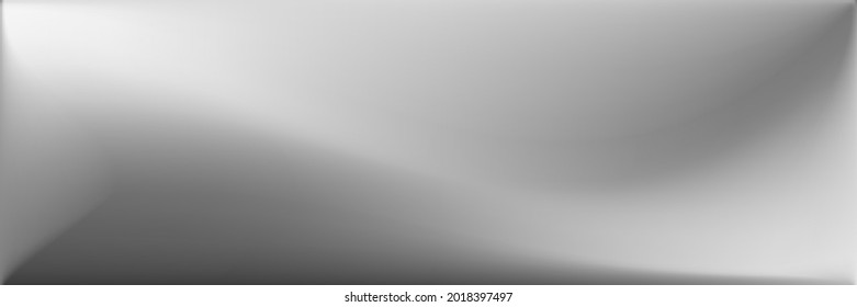 Natural Metallic Wavy Gradient Mesh. Grey Wavy Gradient Mesh. Black and white Gray Smooth Surface Backdrop. Monochromatic Smooth Surface Illustration. Silver  Vibrant Blurred Background.