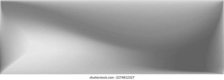 Malla de gradiente ondulado metálico natural. Fondo de la Oficina Monocromática en blanco. Malla vibrante de gradiente ondulado. Fondo de diseño moderno de agua blanca y negra. Ilustración De Textura Gris Borrosa.