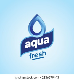 
Natural Mineral Drinking Spring water logo design Label template