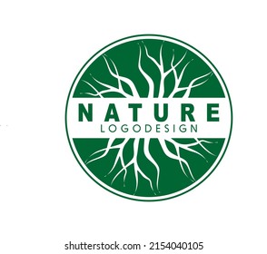 Logo moderno natural - vector