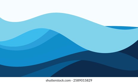 natural modern waves abstract background