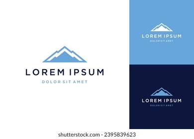 natural or mountain logo design