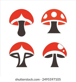 Natural Mushroom Logo Art Illustration - Ideal for T-shirt Design, Hoodie Design, Pillow Cover Design, and More