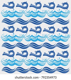 natural ocean waves background design