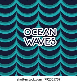 natural ocean waves background design
