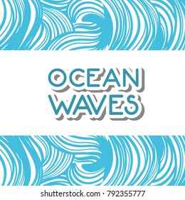 natural ocean waves background design