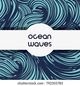 natural ocean waves background design