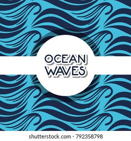 natural ocean waves background design