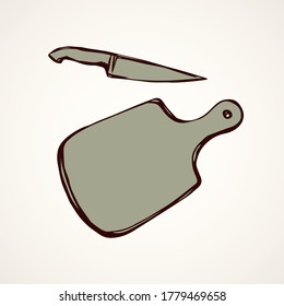 Cajón. Icono de dibujo del vector
