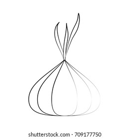 Natural onion vegetable