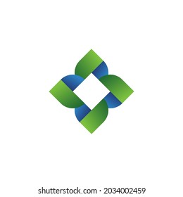natural and organic beauty leaf logo