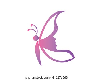 Natural Organic Beauty Logo - Luxury Skin Aesthetics Clinic Symbol