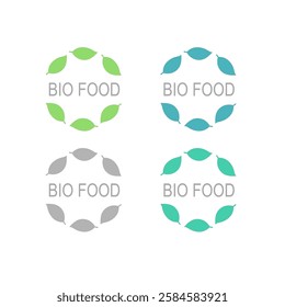 Natural Organic Bio Product Sign Symbol Logo
