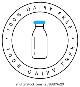 Natural Organic Dairy Eco Vector Symbol Icon Design