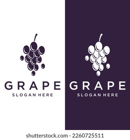 Natural organic grapes logo design for business,wine shop, organic.