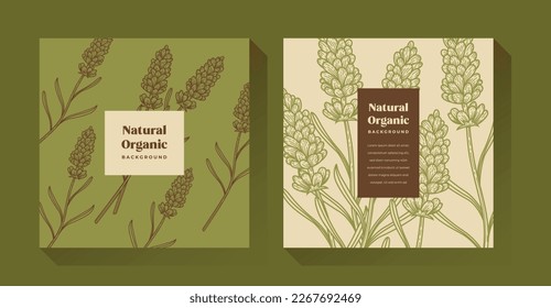 Natural Organic Green Plant Illustration