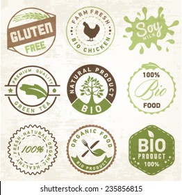 Natural Organic Labels and Badges