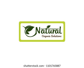Natural Organic Solutions logo vector
