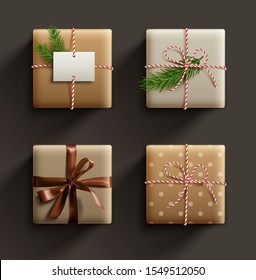 Natural paper Gift Boxes collection.