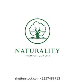 Design des Naturpark-Vektorgrafik-Logos