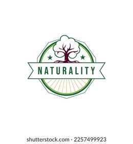 Natural Park Vector Logo Design